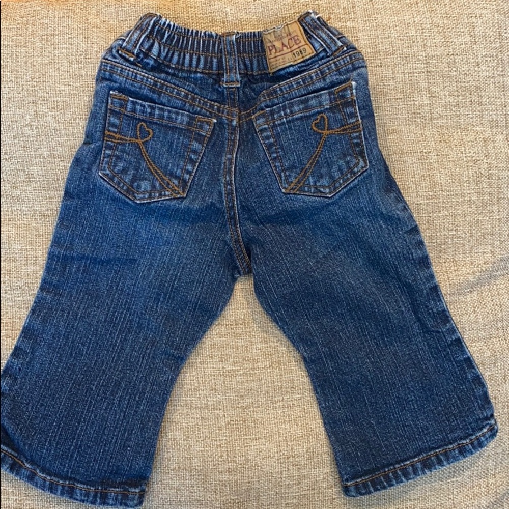 Children’s Place 12mo heart pocket jeans